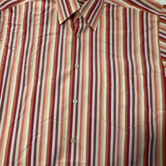 Martin Gordon Red and Pink Hued Stripped Shirt - Picture 7 of 7